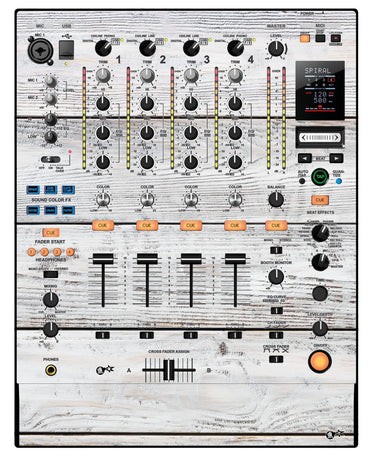 Pioneer DJ DJM 900 NEXUS Skin Woody White